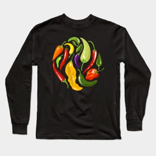 Hot Chillies Long Sleeve T-Shirt